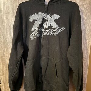 Busch Gardens - Black Zip-Up Sweater